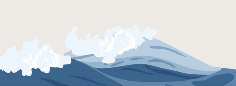 Honouring changes image of waves